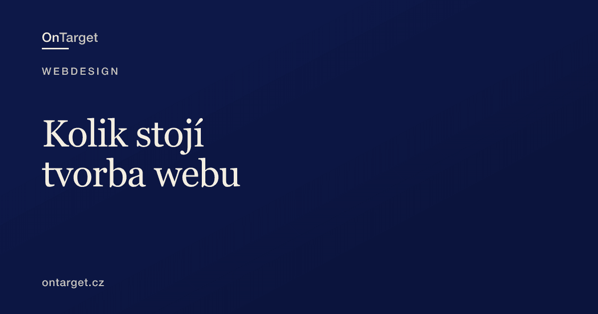 Kolik stojí tvorba webu v roce 2026 (a na čem cena závisí)